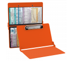 WhiteCoat Clipboard® - Orange Pediatric Infant Edition